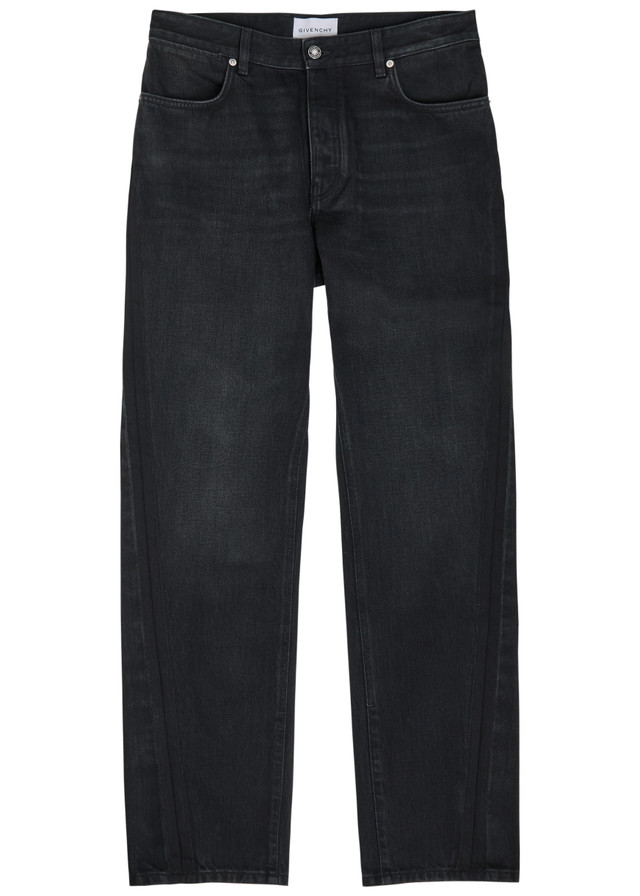 GIVENCHY Couture seam straight-leg jeans