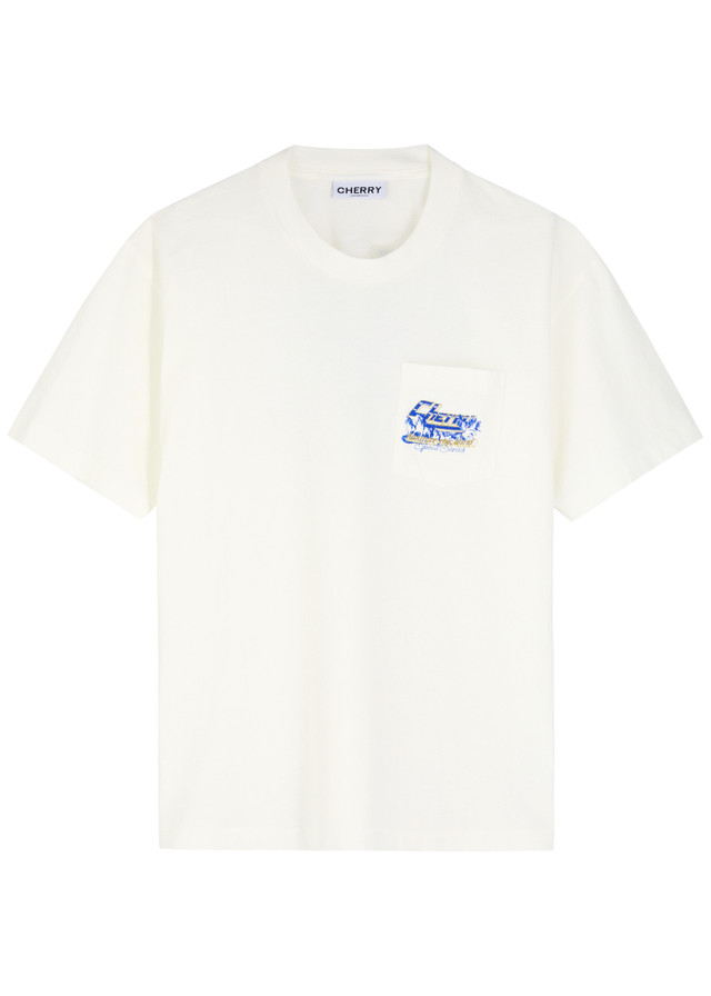 CHERRY LOS ANGELES Against The Wind printed cotton T-shirt