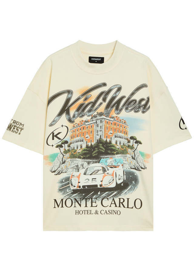 KIDWEST Monte Carlo printed cotton T-shirt