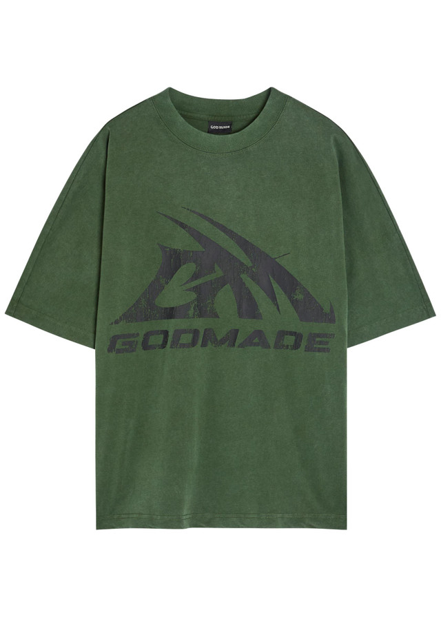 GODMADE Logo-print cotton T-shirt