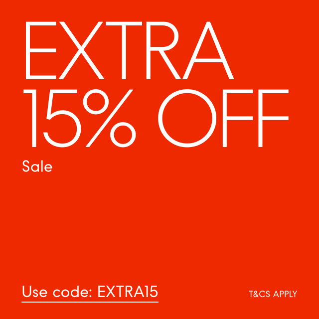 Extra 15% off Sale