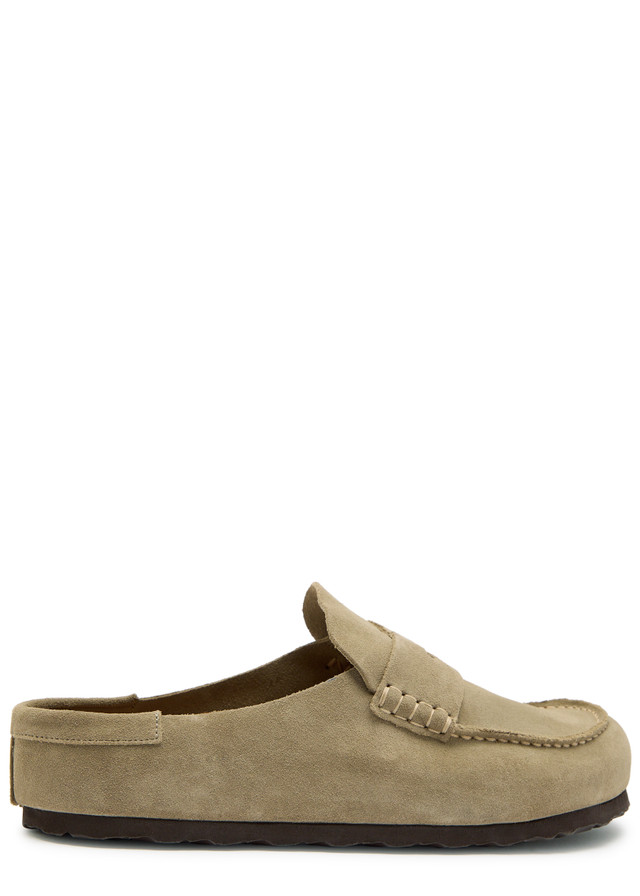 BIRKENSTOCK Naples Wrapped suede loafers
