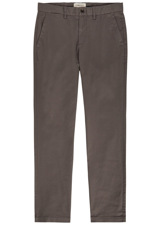 GANT Straight-leg stretch-cotton chinos