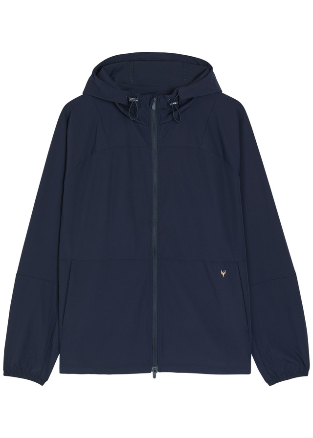 NOW YOU LIVE Overton hooded stretch-nylon jacket