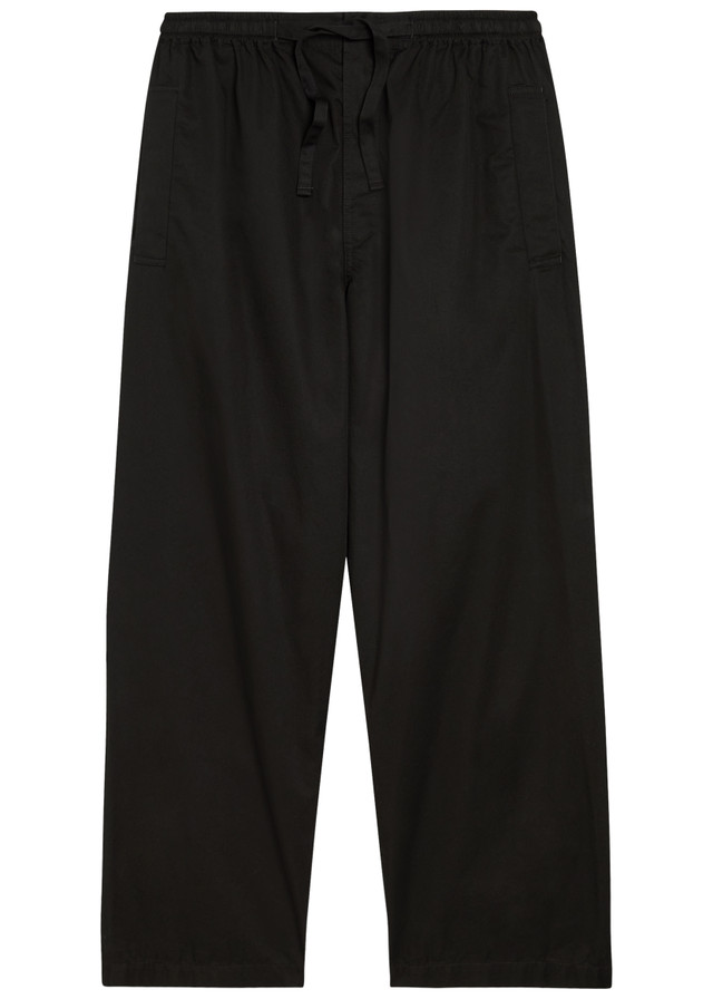 LEMAIRE Barrel-leg cotton trousers