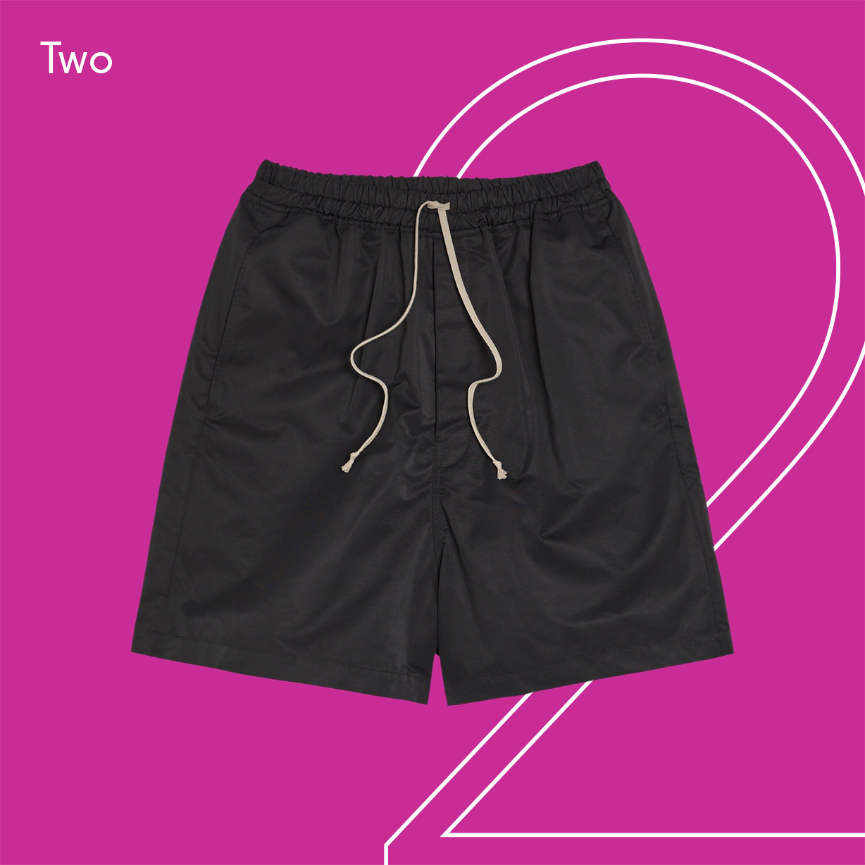 RICK OWENS Faun nylon and cotton-blend shorts