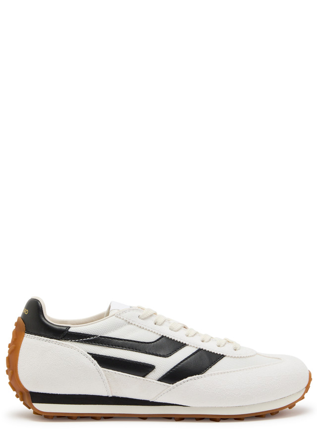 TOM FORD Mick panelled mesh-knit sneakers