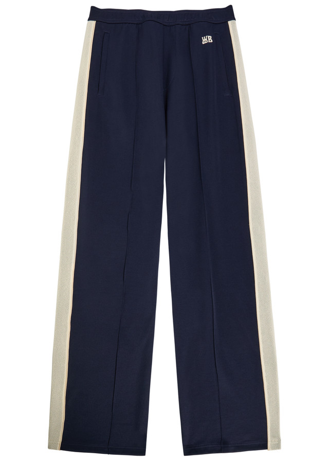 WALES BONNER Motion panelled jersey track pants