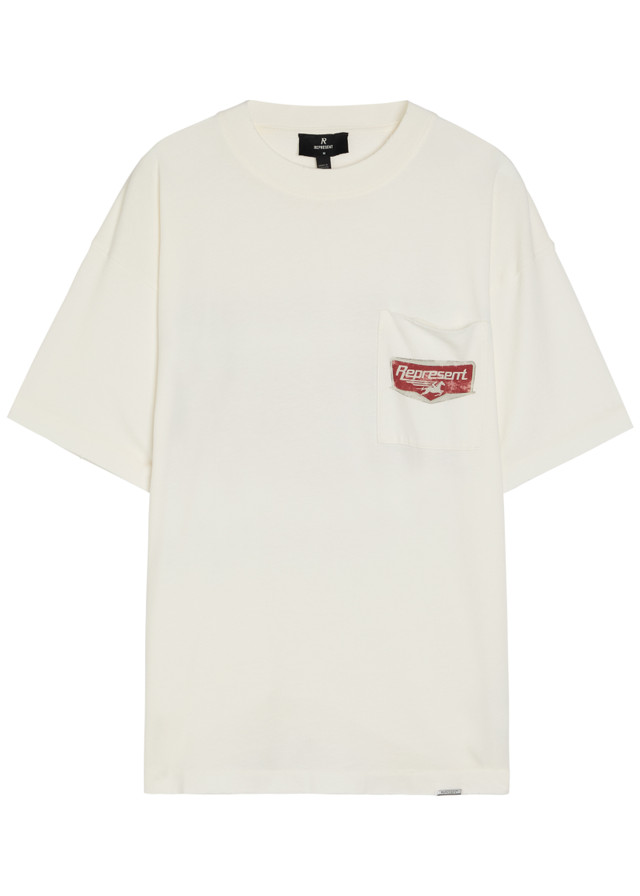 REPRESENT Nothing Faster printed cotton T-shirt