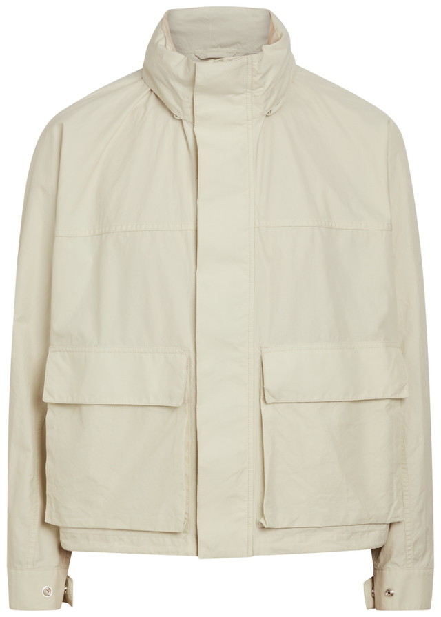 LEMAIRE High-neck cotton parka jacket