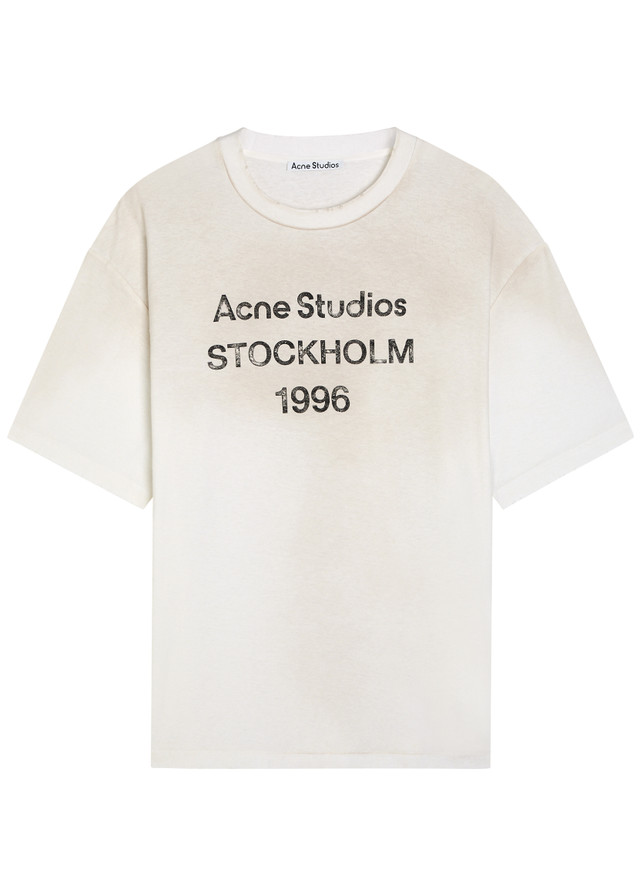 ACNE STUDIOS Exford printed cotton-blend T-shirt