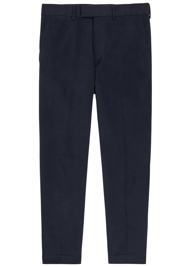 TOM FORD Tapered-leg cotton trousers