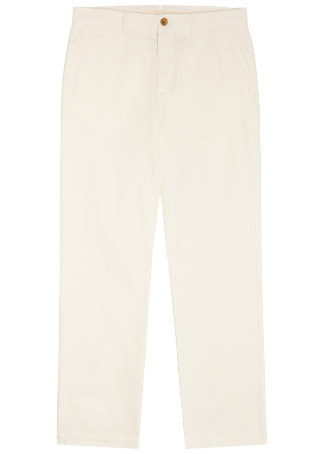 SUNSPEL Straight-leg cotton trousers