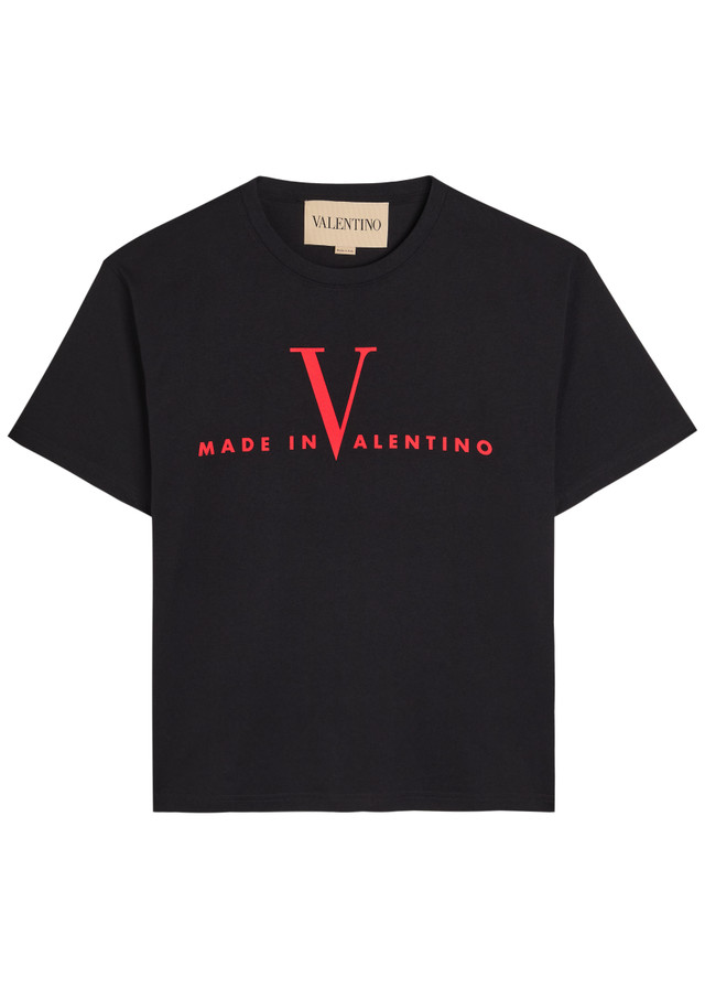 VALENTINO GARAVANI Logo-print cotton T-shirt