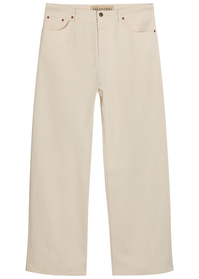 VALENTINO GARAVANI Wide-leg denim jeans