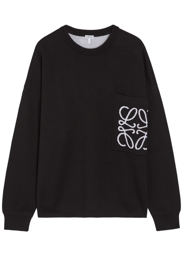 LOEWE Anagram cotton-blend jumper