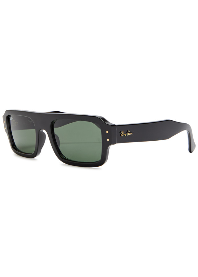 RAY-BAN Lukas rectangle-frame sunglasses