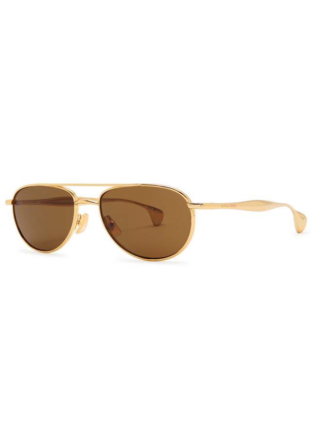 BOTTEGA VENETA Aviator-style sunglasses