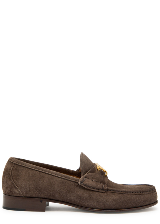 VALENTINO GARAVANI Signature Vlogo suede loafer