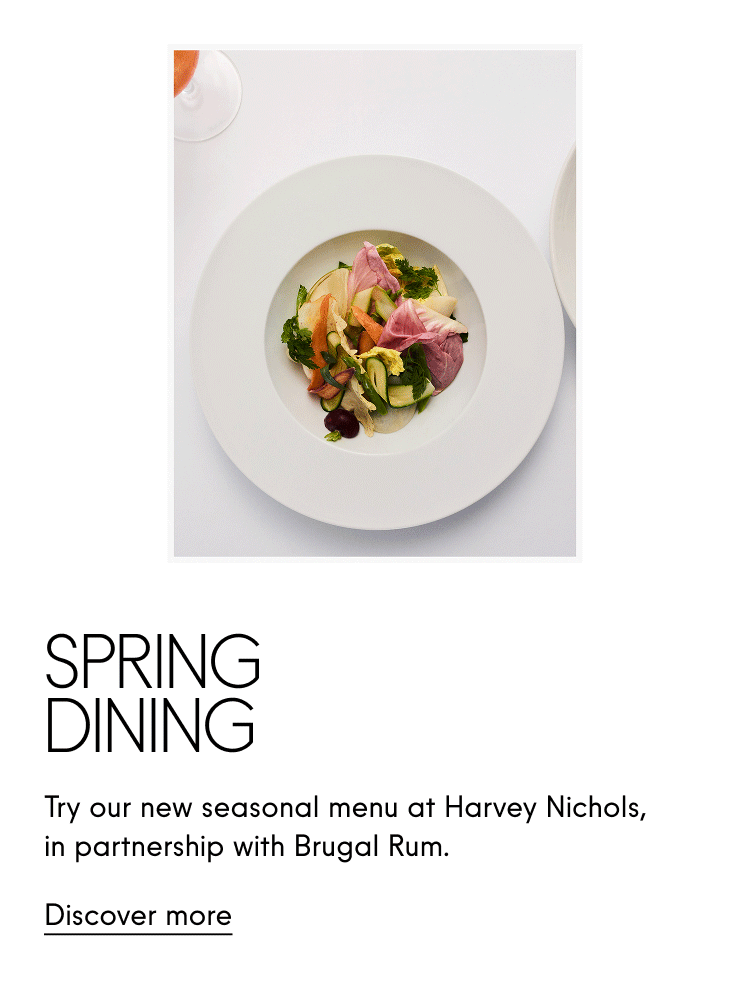 Spring Dining   The new seasonal menu, in partnership with Brugal Rum.