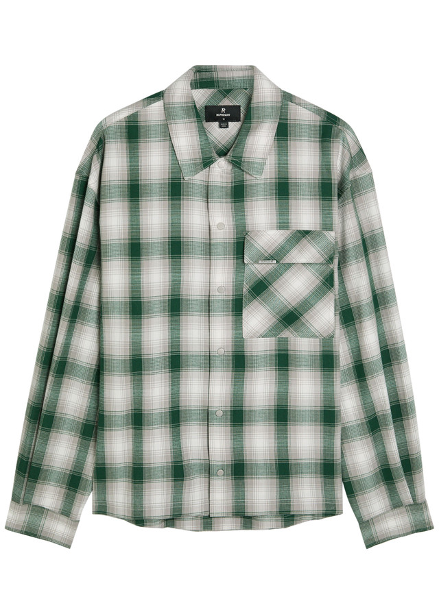 REPRESENT Plaid cotton shirt