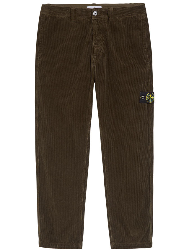 STONE ISLAND Straight-leg corduroy trousers