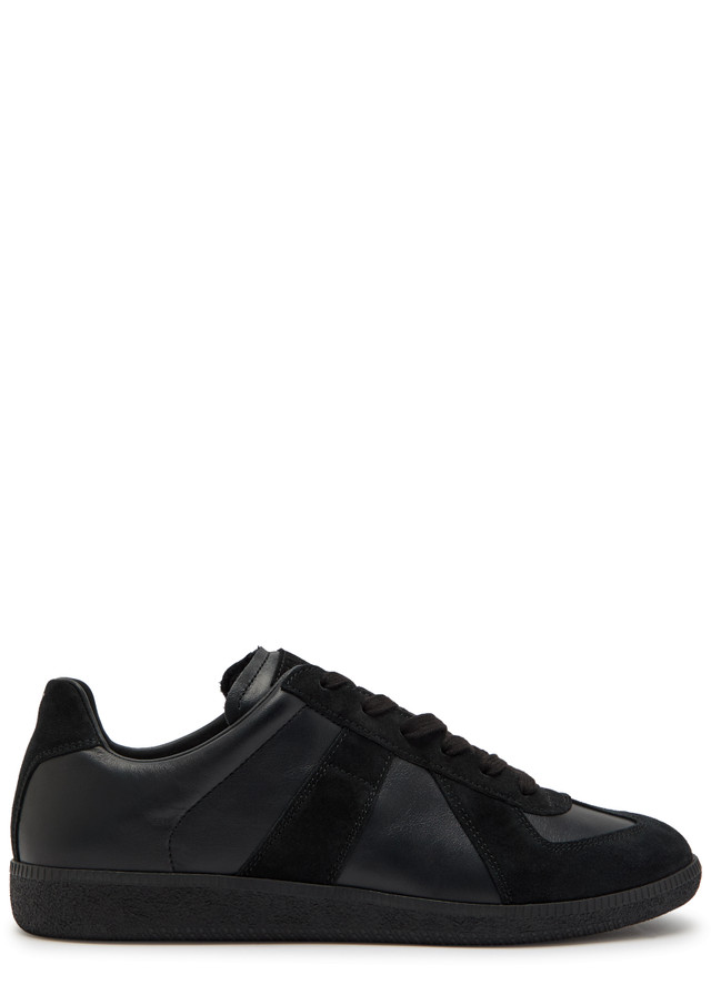 MAISON MARGIELA Replica panelled leather sneakers