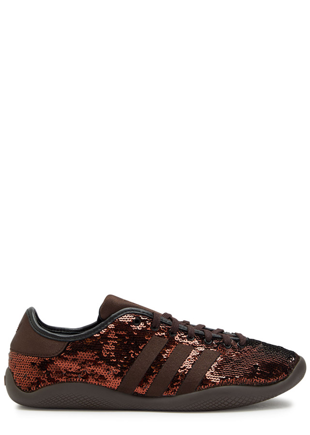 ADIDAS X WALES BONNER Karintha sequin and satin sneakers