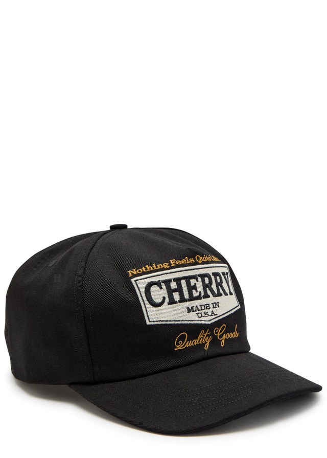 CHERRY LOS ANGELES Logo-embroidered woven cap