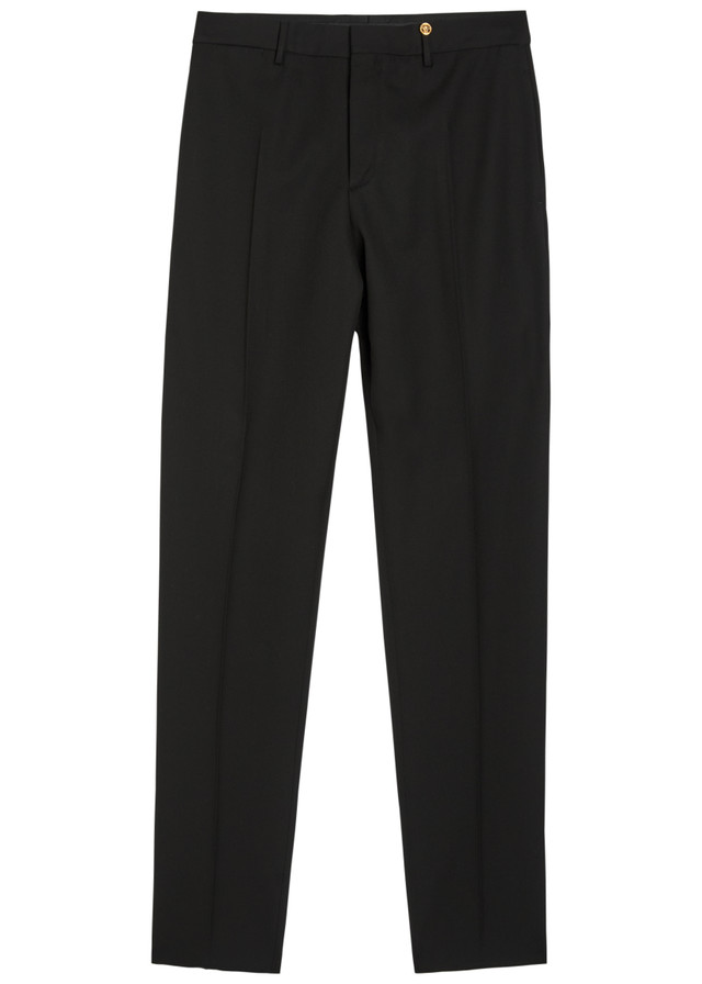 VERSACE Tailored wool trousers