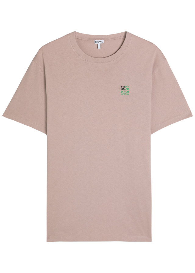 LOEWE Anagram-embroidered cotton T-shirt