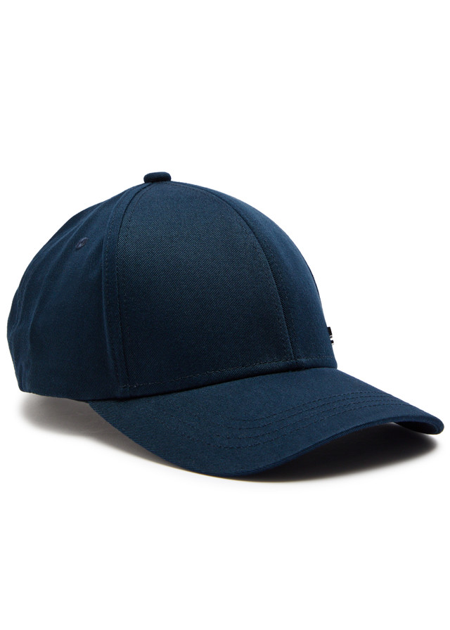 BOSS Logo-appliquéd canvas cap