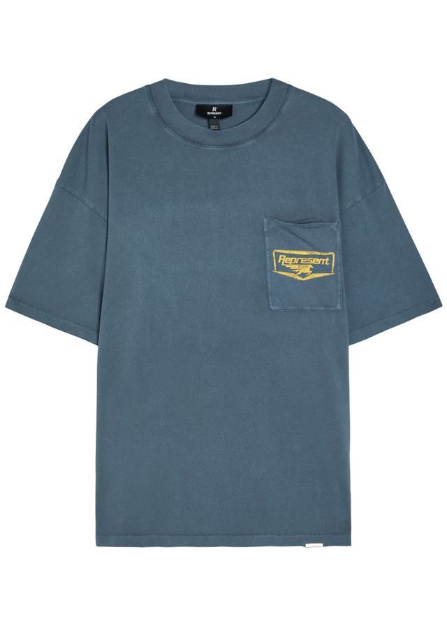 REPRESENT Nothing Faster printed cotton T-shirt