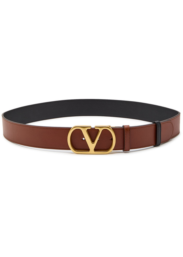 VALENTINO GARAVANI VLogo reversible leather belt