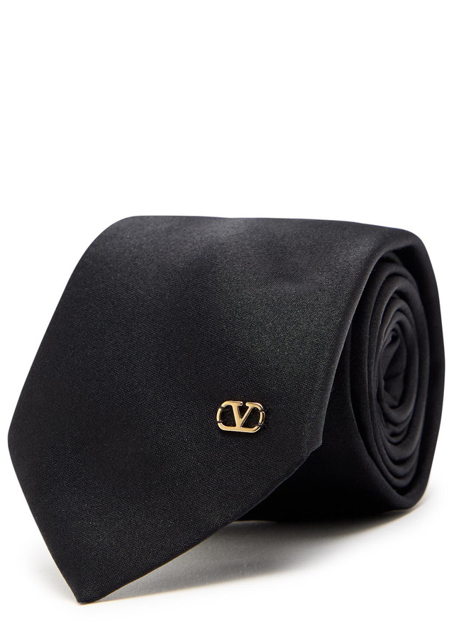VALENTINO GARAVANI VLogo silk tie