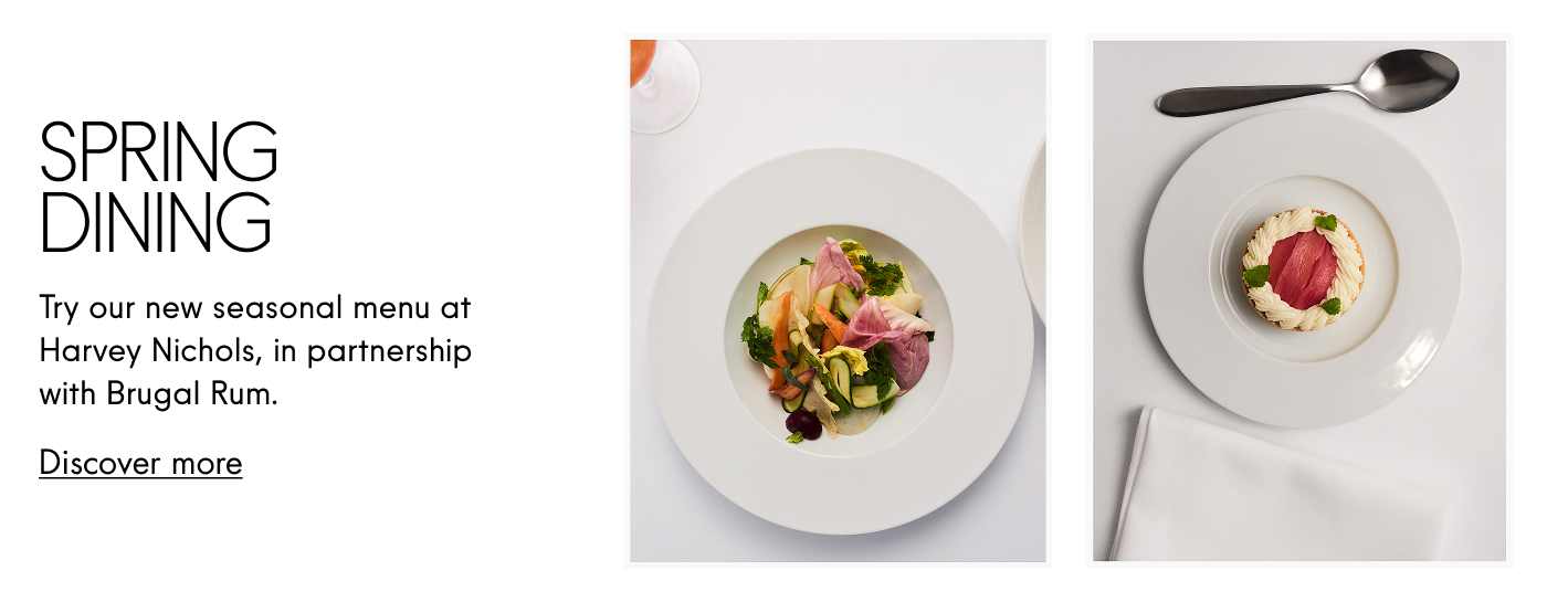 Spring Dining   The new seasonal menu, in partnership with Brugal Rum.