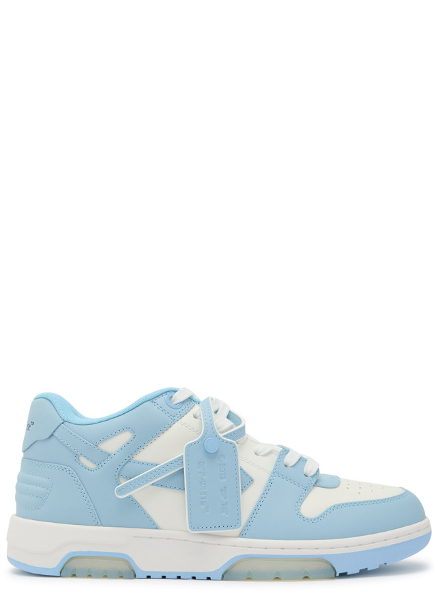 OFF-WHITE Out Of Office panelled leather sneakers