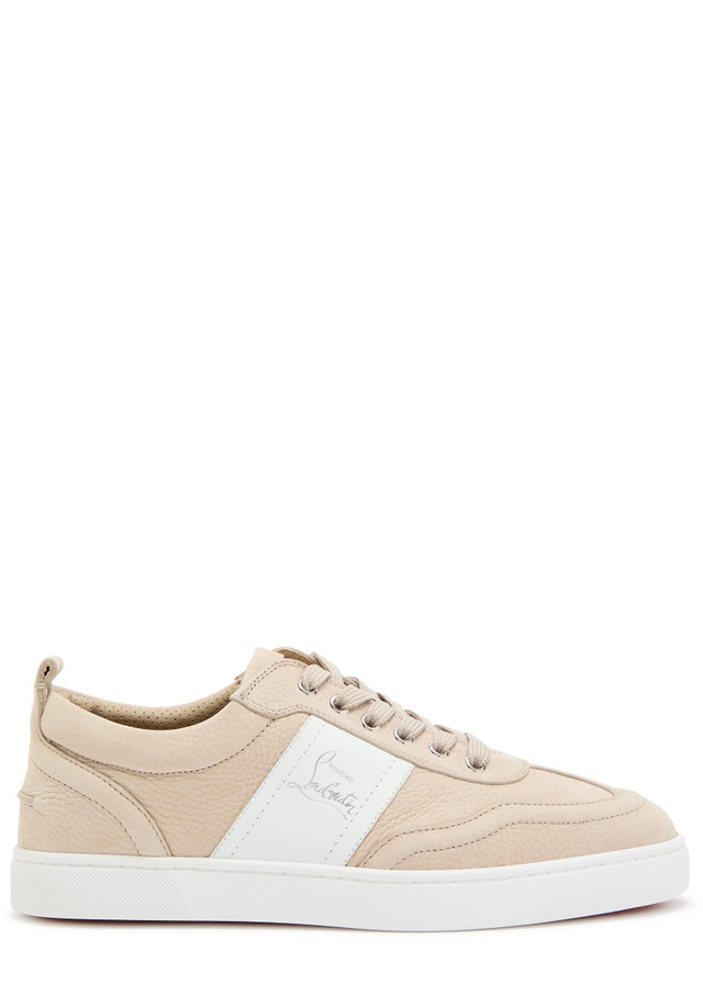 CHRISTIAN LOUBOUTIN Retero grained nubuck sneakers