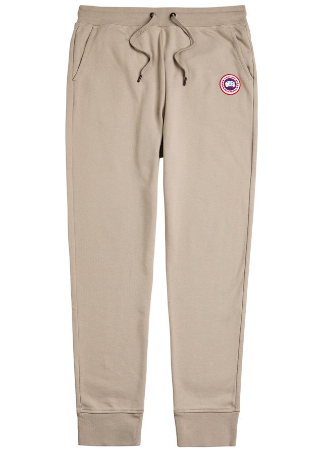 CANADA GOOSE Huron logo cotton sweatpants