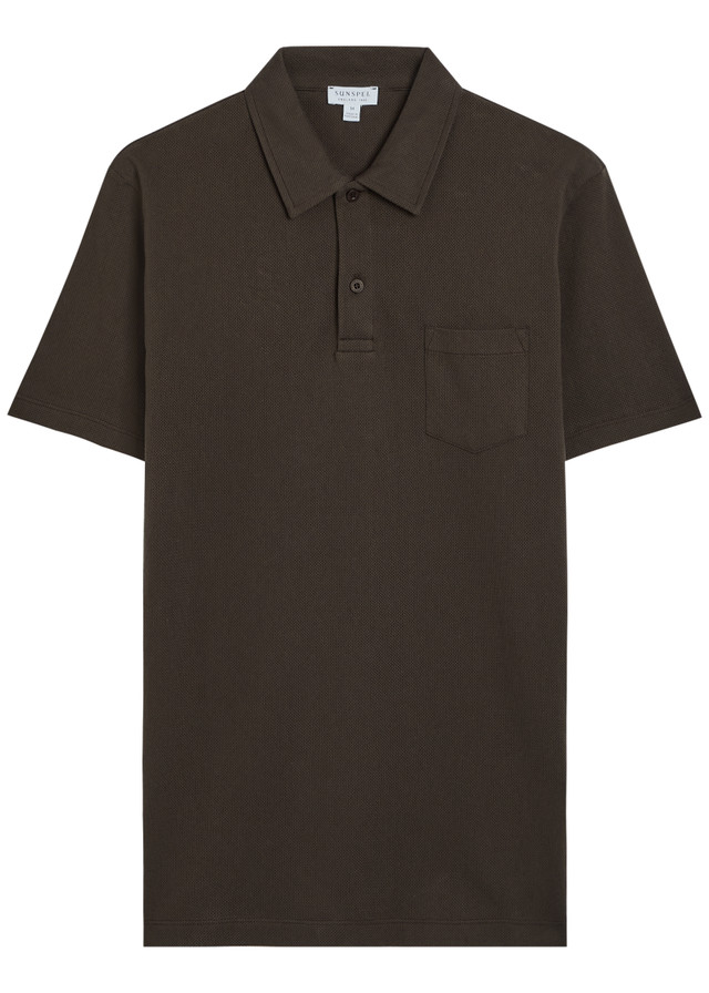 SUNSPEL Riviera cotton polo shirt