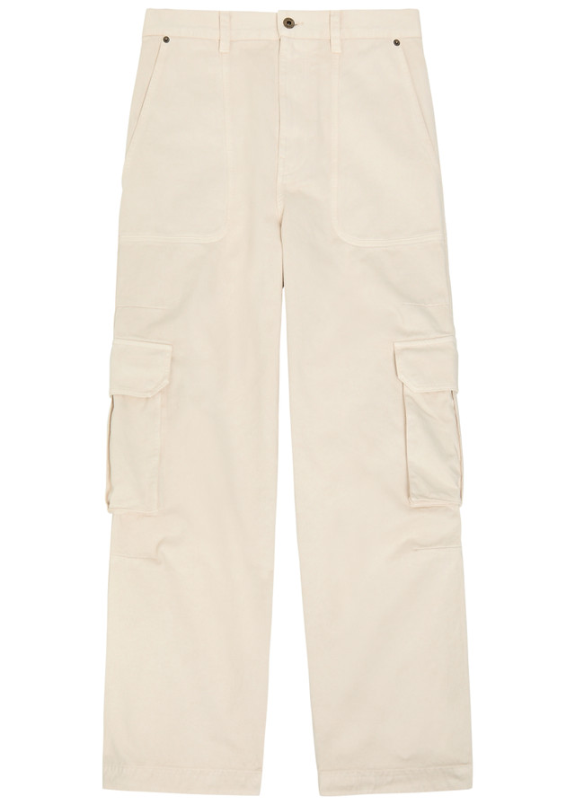 LOEWE Straight-leg cotton cargo trousers
