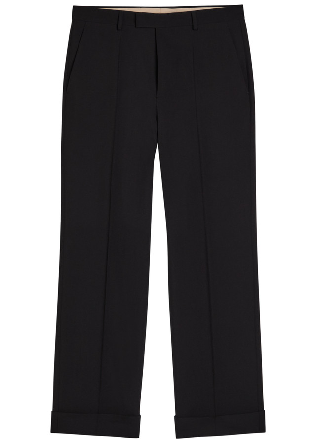 VALENTINO GARAVANI Straight-leg wool trousers
