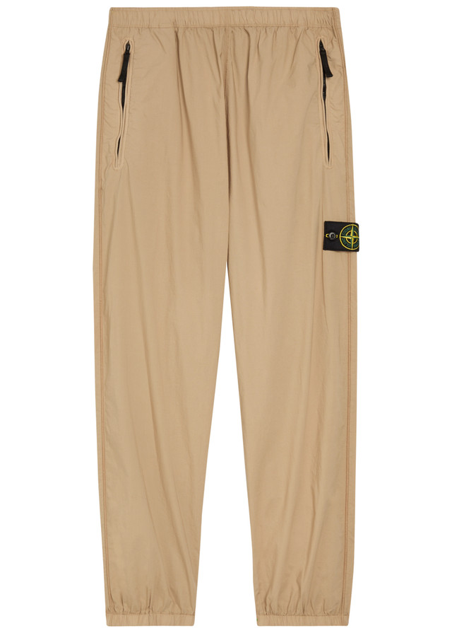 STONE ISLAND Tela stretch-cotton trousers