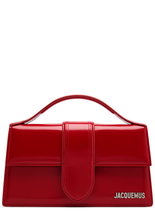 JACQUEMUS Le Grande Bambino leather top handle bag