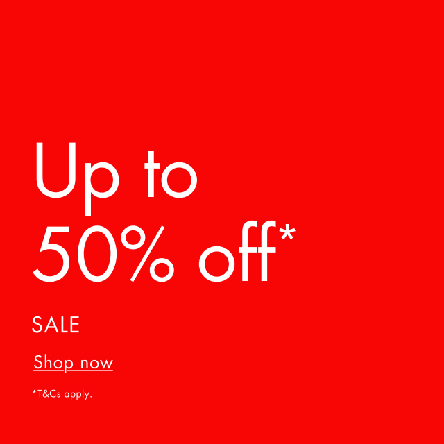 Up to 50% off Sale