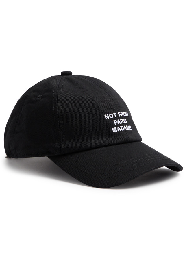 DRÔLE DE MONSIEUR NFPM embroidered cotton cap