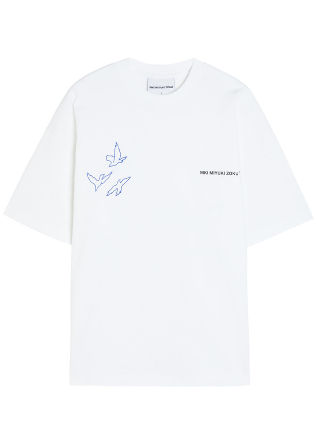 MKI MIYUKI ZOKU Flight printed cotton T-shirt