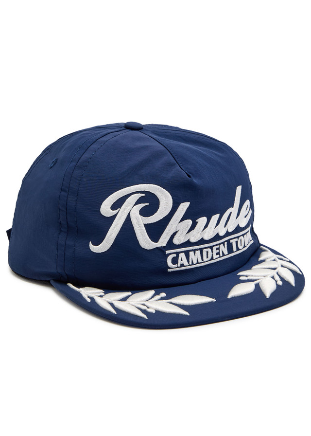 RHUDE Camden Town logo-embroidered nylon cap