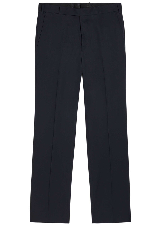 LARDINI Straight-leg wool trousers