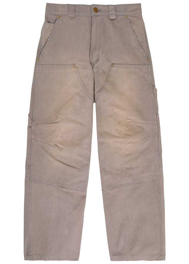 WILLY CHAVARRIA Stockton double-knee wide-leg cotton cargo trousers